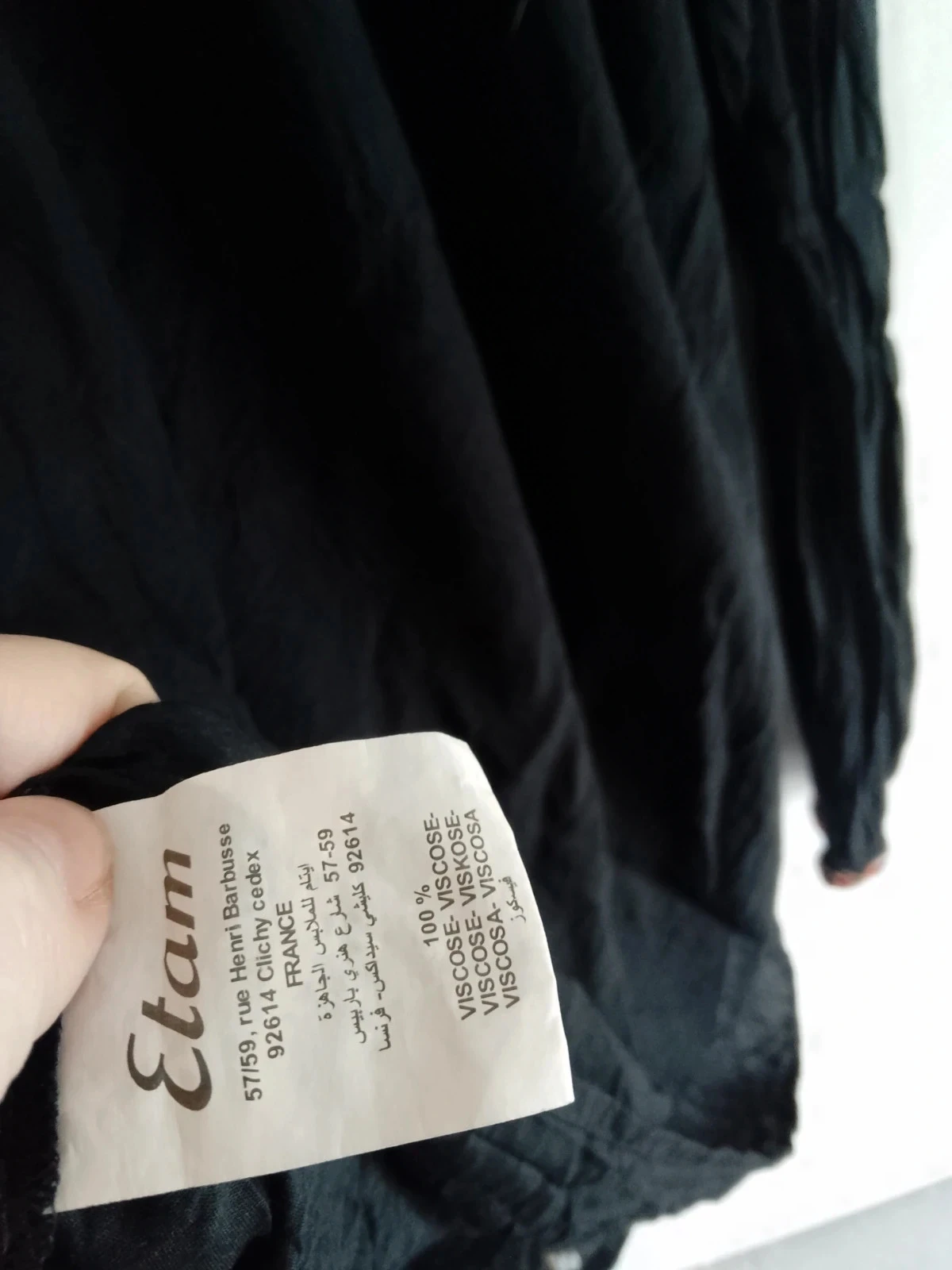 Mooie zwarte tuniek maat 40 – photo 3